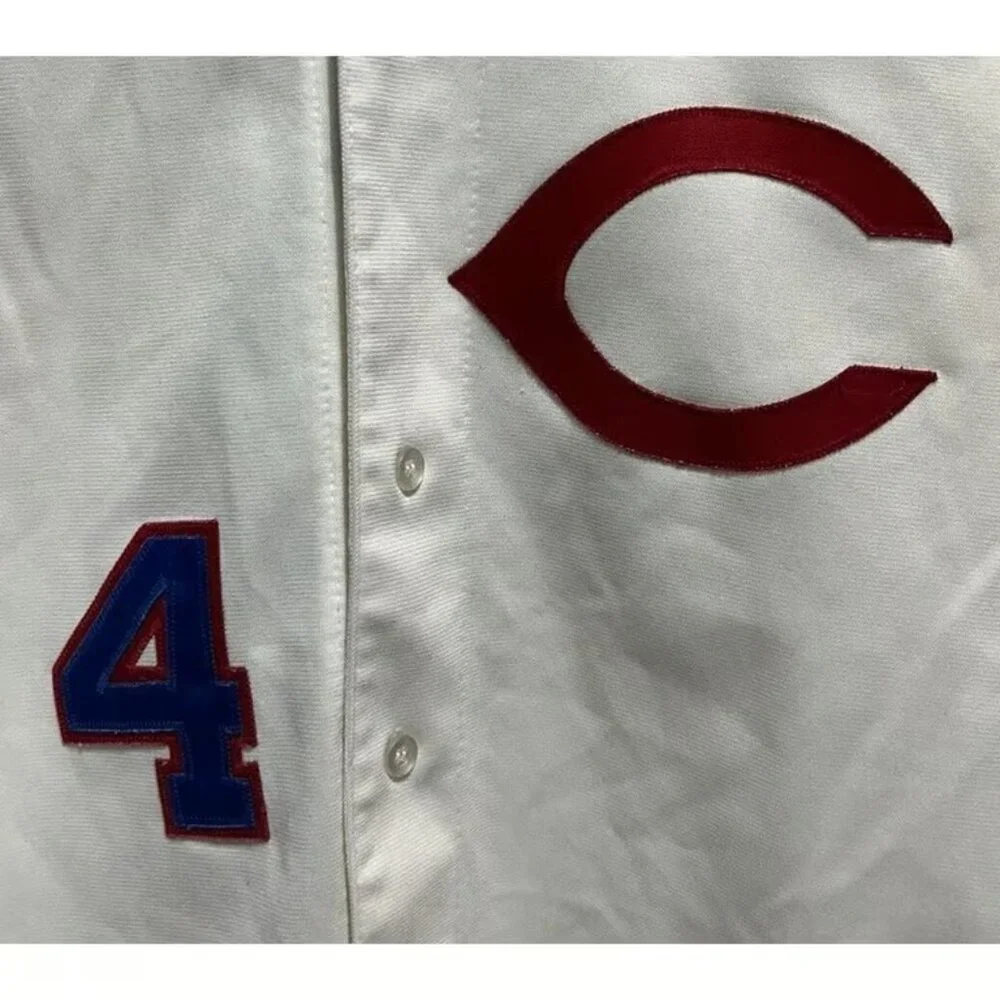 Vintage Wilson Women's Made In USA Cincinnati Reds Sleeveless Jersey #4 Large - Picture 2 of 3